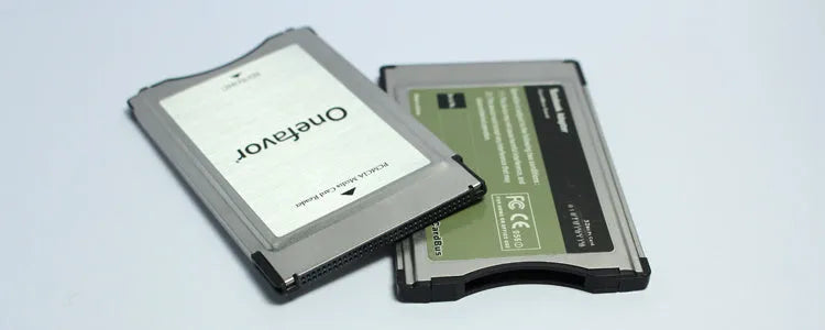 SD to PCMCIA adapter card with stainless steel housing and 32GB SD card for Mercedes-Benz cars