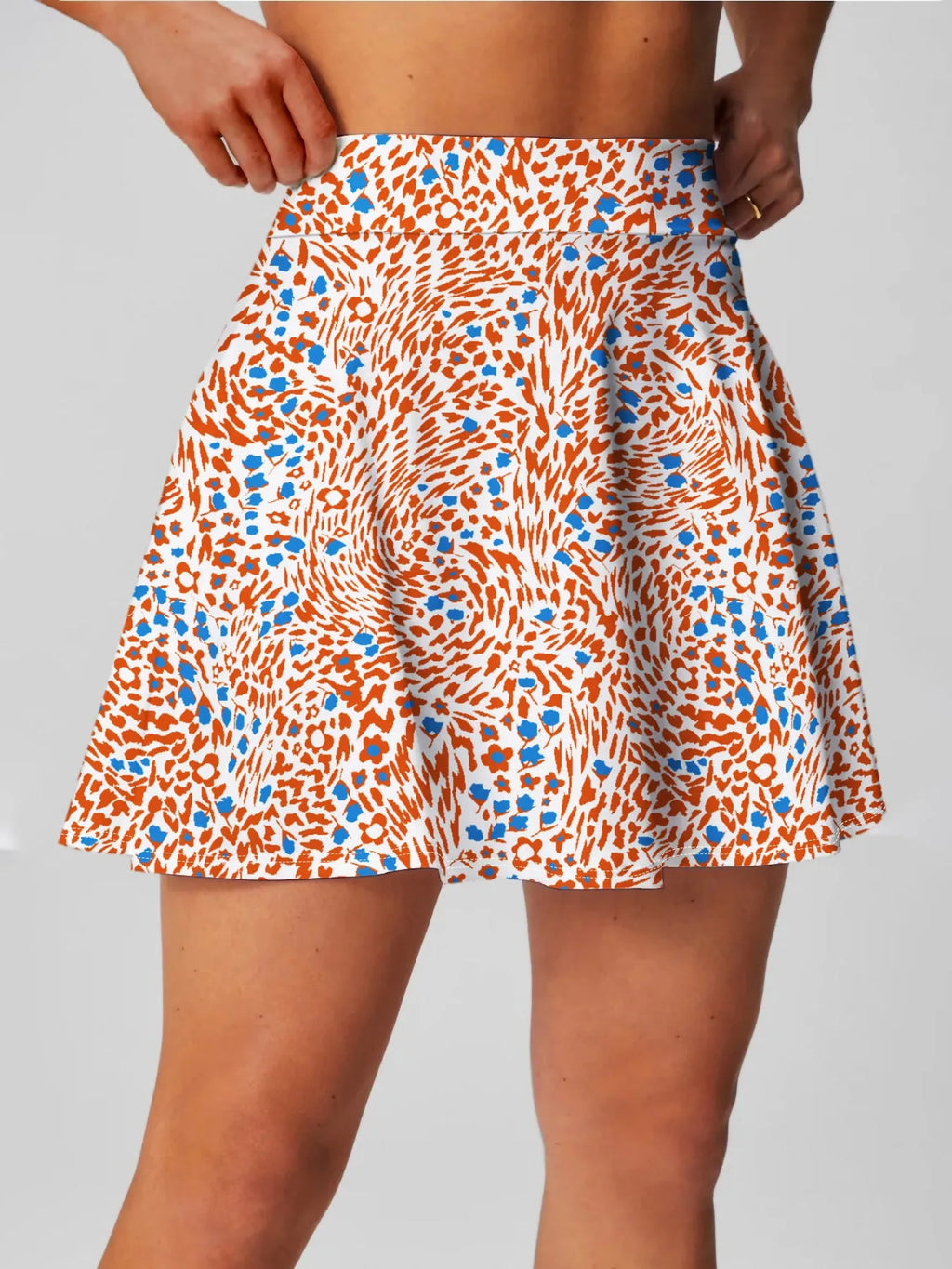 Women's high waist half-length sports skirt for golf tennis badminton in breathable design