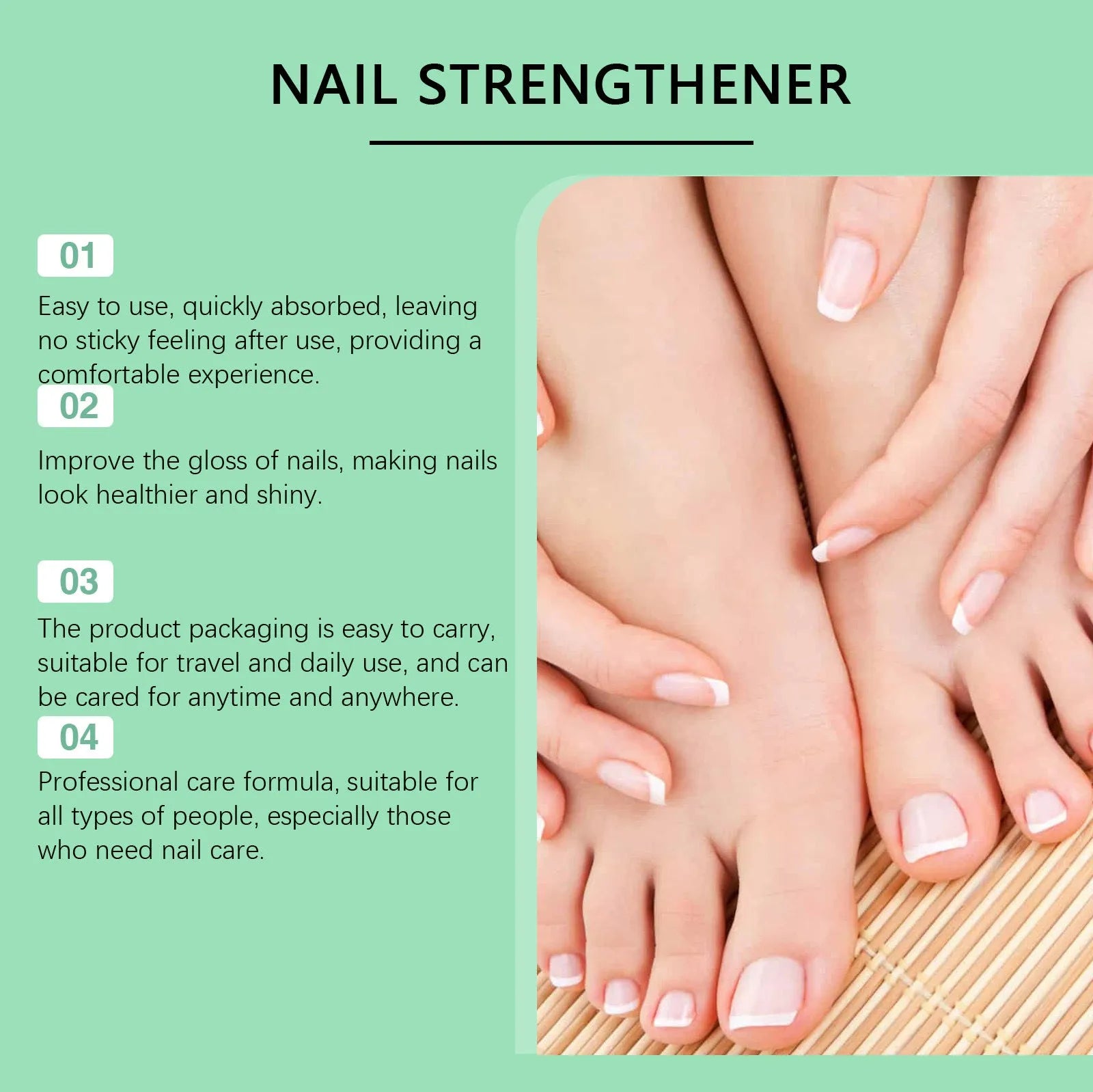 30ml bottle of clear nail nursing solution for daily gentle cleaning and cuticle care