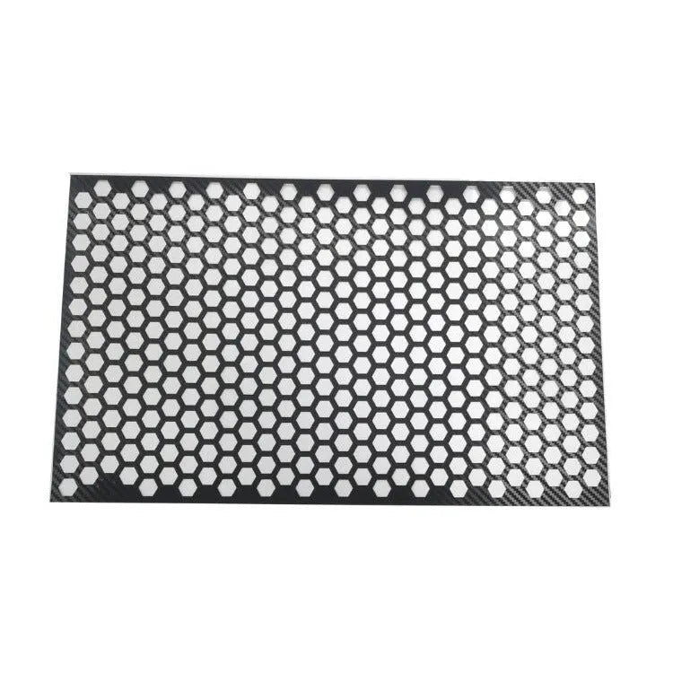 Black honeycomb pattern car taillight decoration sticker measuring 48cm by 30cm