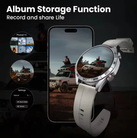 HAYLOU Solar 5 LS20 smart Bluetooth watch with AMOLED touchscreen, available in black or silver single or double strap