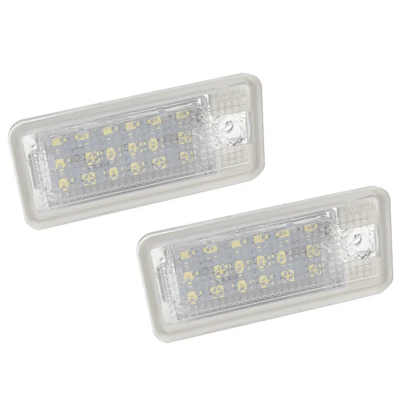 LED license plate light for Audi vehicles, 12V 4W 6500K cool white, PC material housing