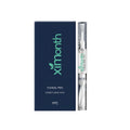 Close-up of a white antibacterial nail repair pen with a pointed applicator tip on a clean background.