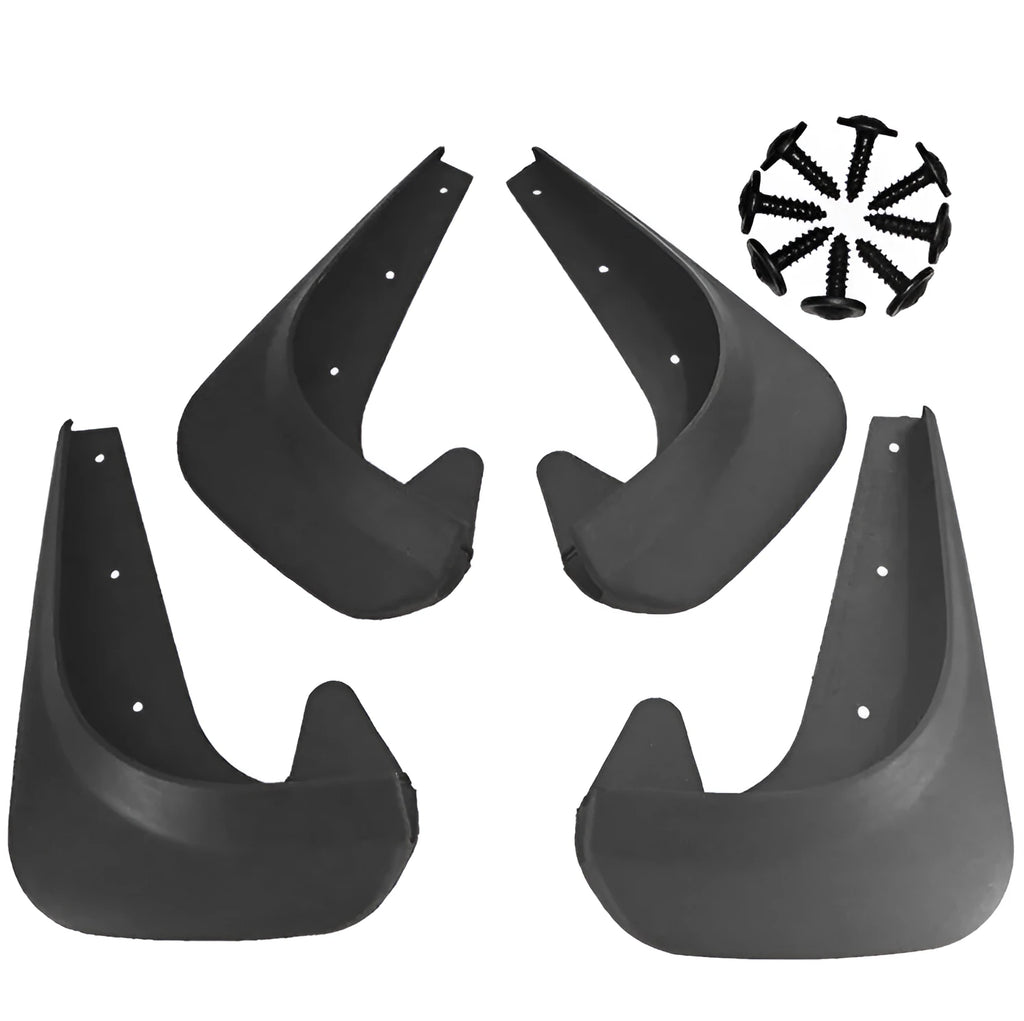 Black universal car mudguard splash board, plastic wheel cover fender, 25x22x7cm
