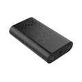 Black WiFi smart security camera for indoor home monitoring with 1080p HD resolution
