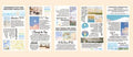 Pack of 20 paper landscape painting stickers measuring 60 by 120 millimetres.