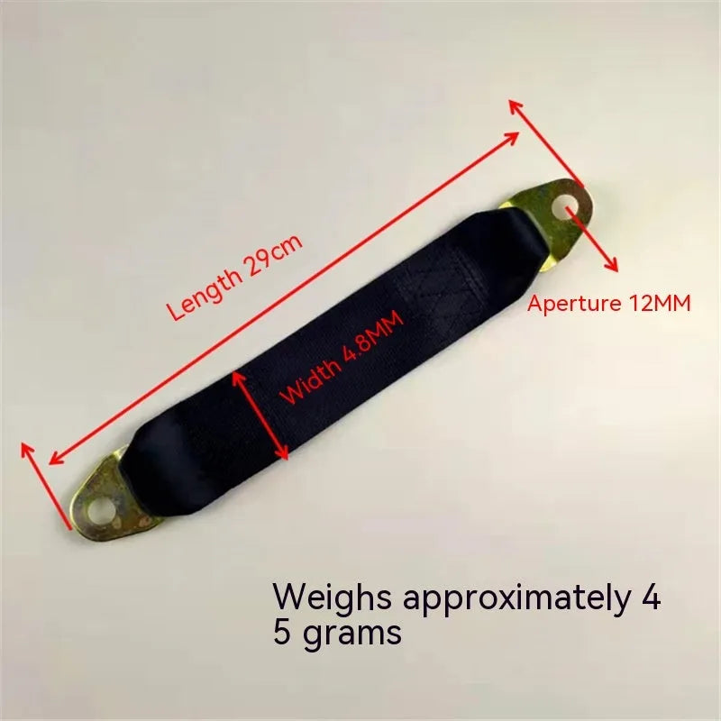 Electric door limit fixing strap with three size options for vehicle door protection