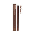 Waterproof matte liquid eyeliner pen shown in seven colour shades.
