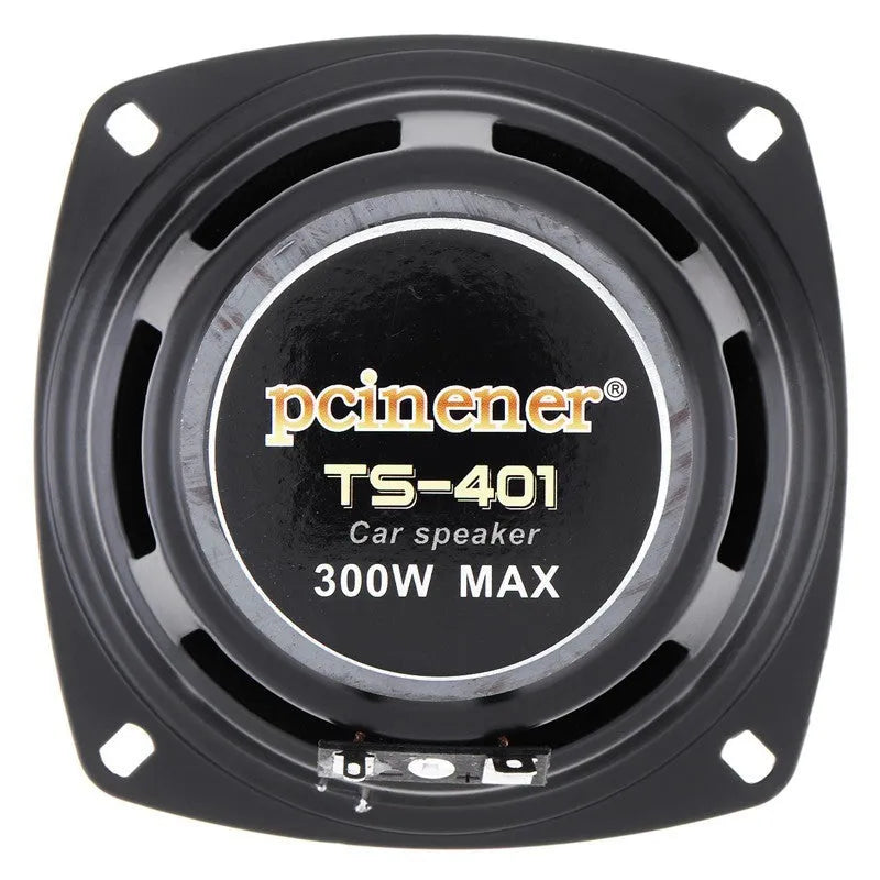 4-inch bass coaxial car horn speaker for General Motors vehicle audio modification with magnet construction