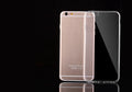 Transparent soft TPU mobile phone case on an iPhone, showing clear protection.