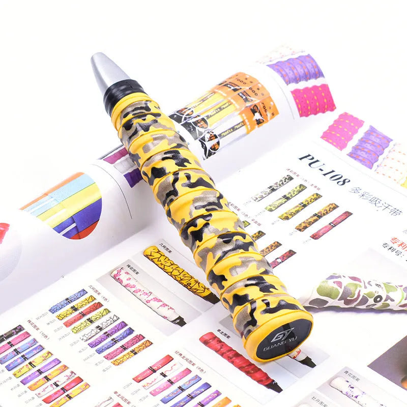 PU camouflage printing sports winding tape in multiple colours for equipment grip enhancement