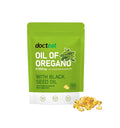 Bottle of Oil of Oregano and Nigella Seed Oil 180 softgel capsules dietary supplement