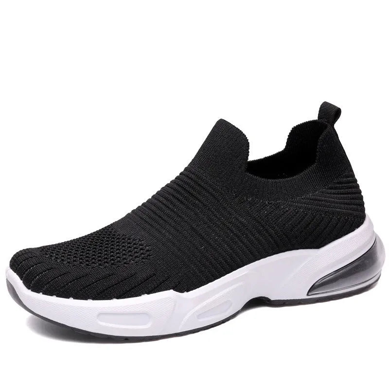Breathable slip-on sock shoes in multiple colours with mesh lining and PVC sole