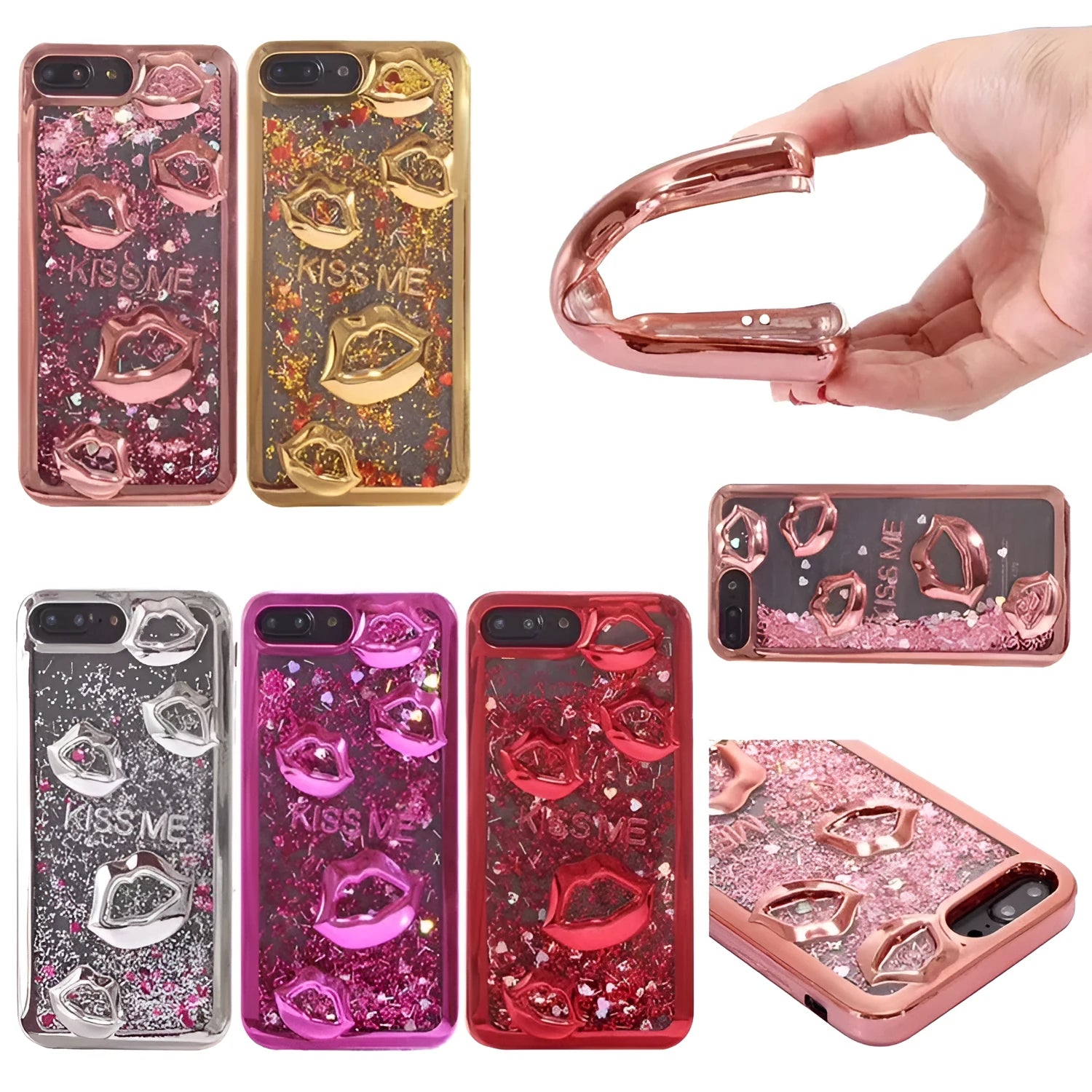 Huawei P20 P30 series 3D lip TPU phone case in multiple colour options showing raised edge design