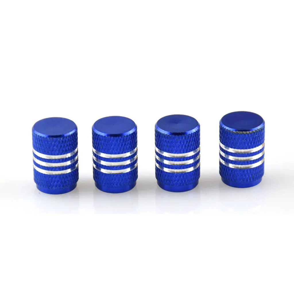 Aluminium alloy colour car tyre valve caps in multiple colour options