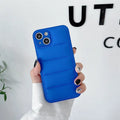 Solid colour TPU and PC back cover phone case for iPhone 14, 14 Pro, 14 Pro Max and 14 Plus in black, yellow, orange, green, blue, silver and white