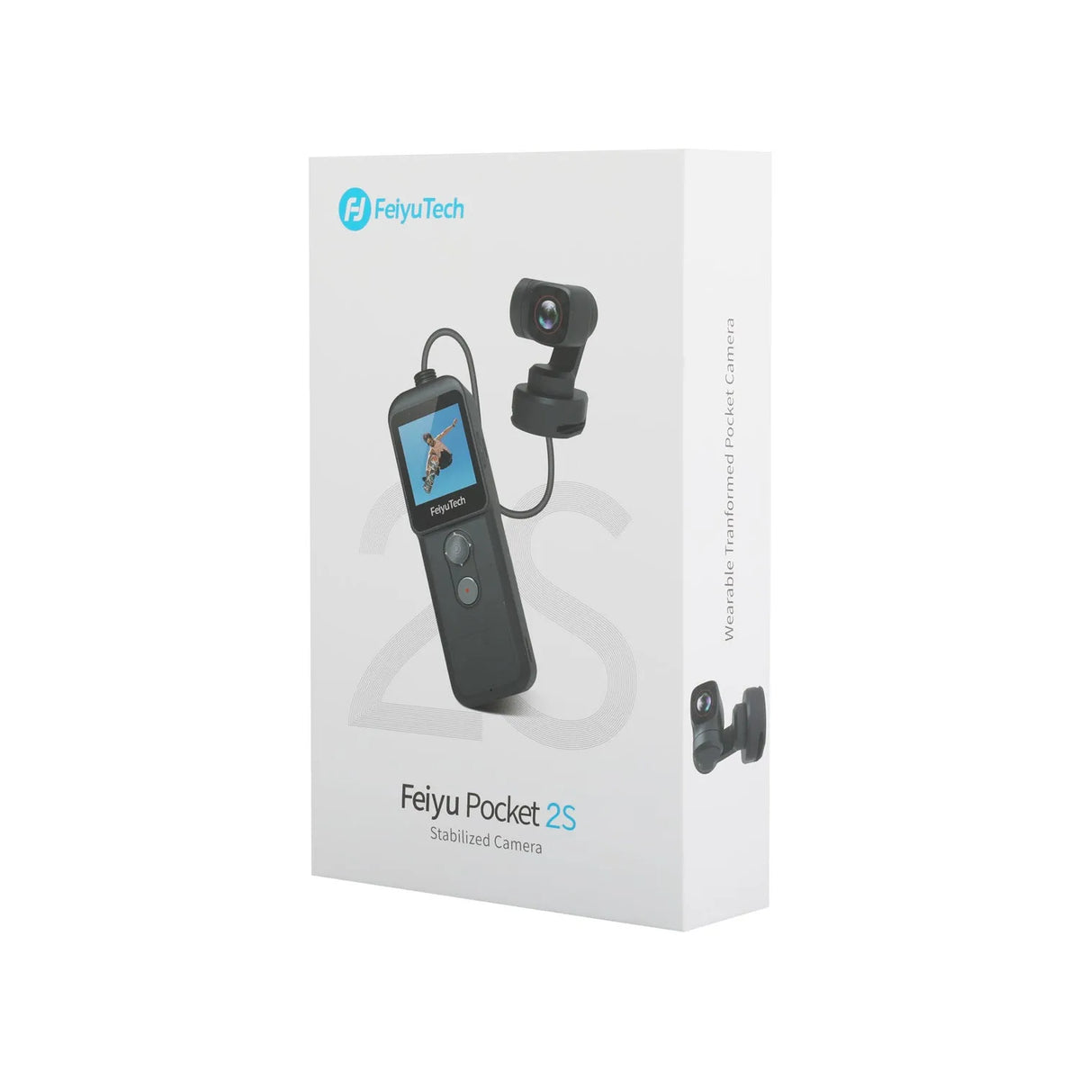 Feiyu Pocket2S pocket gimbal camera with magnetic base, 4K HD video, 179g weight, aviation aluminium alloy