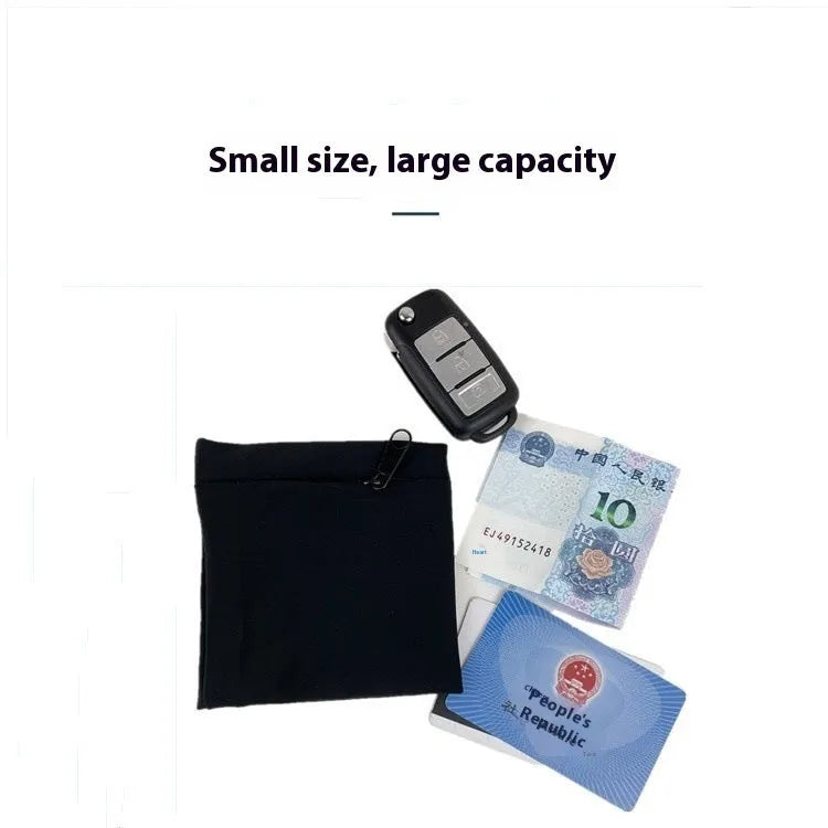 Adjustable waterproof armband wrist bag with zip pocket for mobile phone.