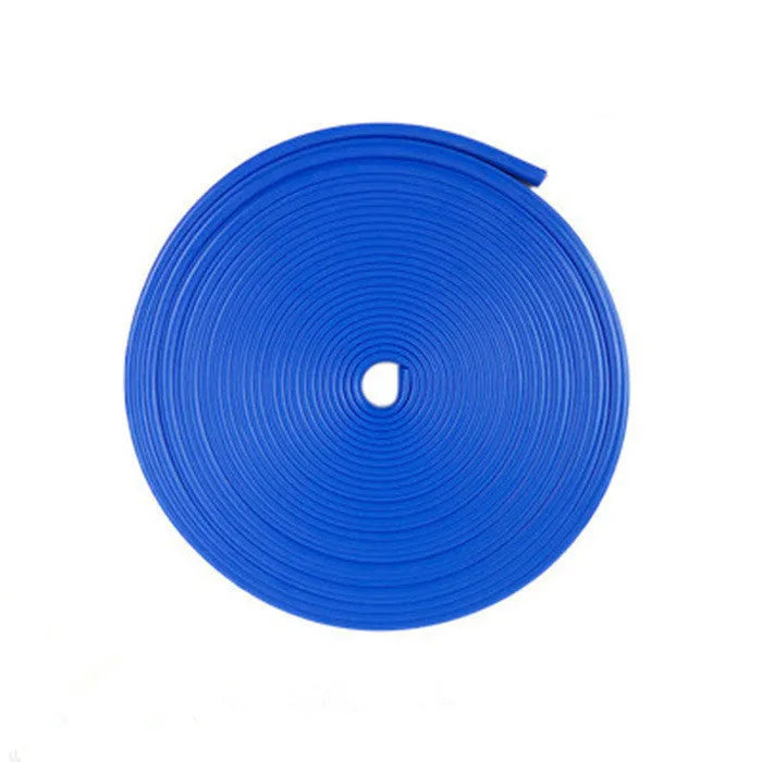 8m PET wheel rim protector strips in ten colours with 3M adhesive tape for alloy rims up to 22 inches