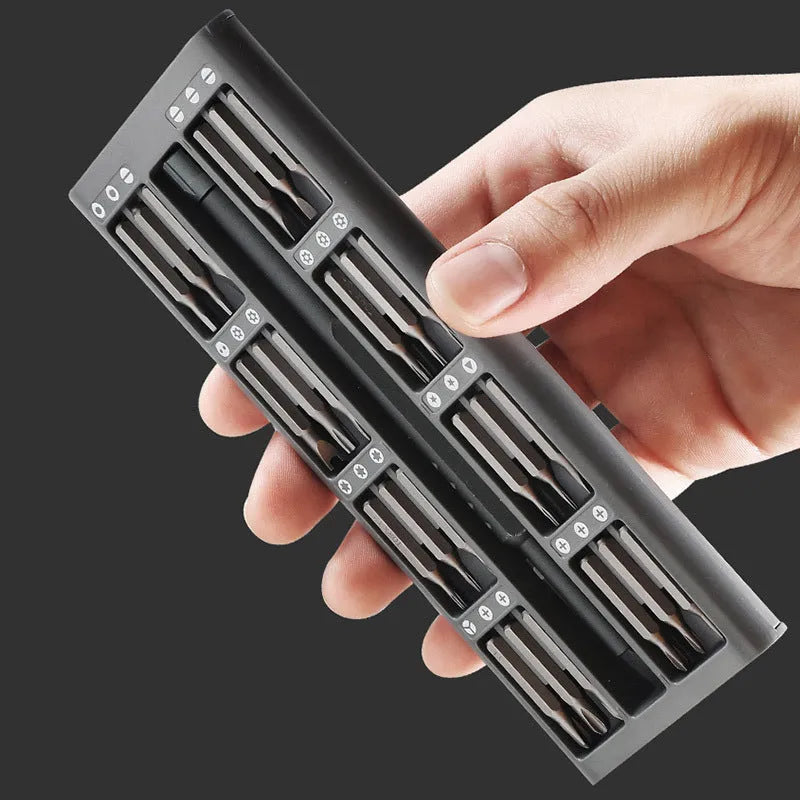 49-piece magnetic screwdriver set for mobile phone repair with nickel aluminium bronze construction