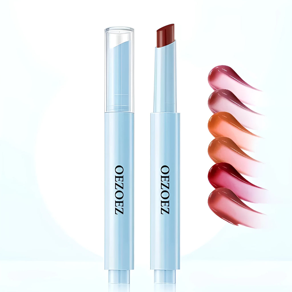 Waterproof moisturising lipstick in six colour variations with 1.8g content