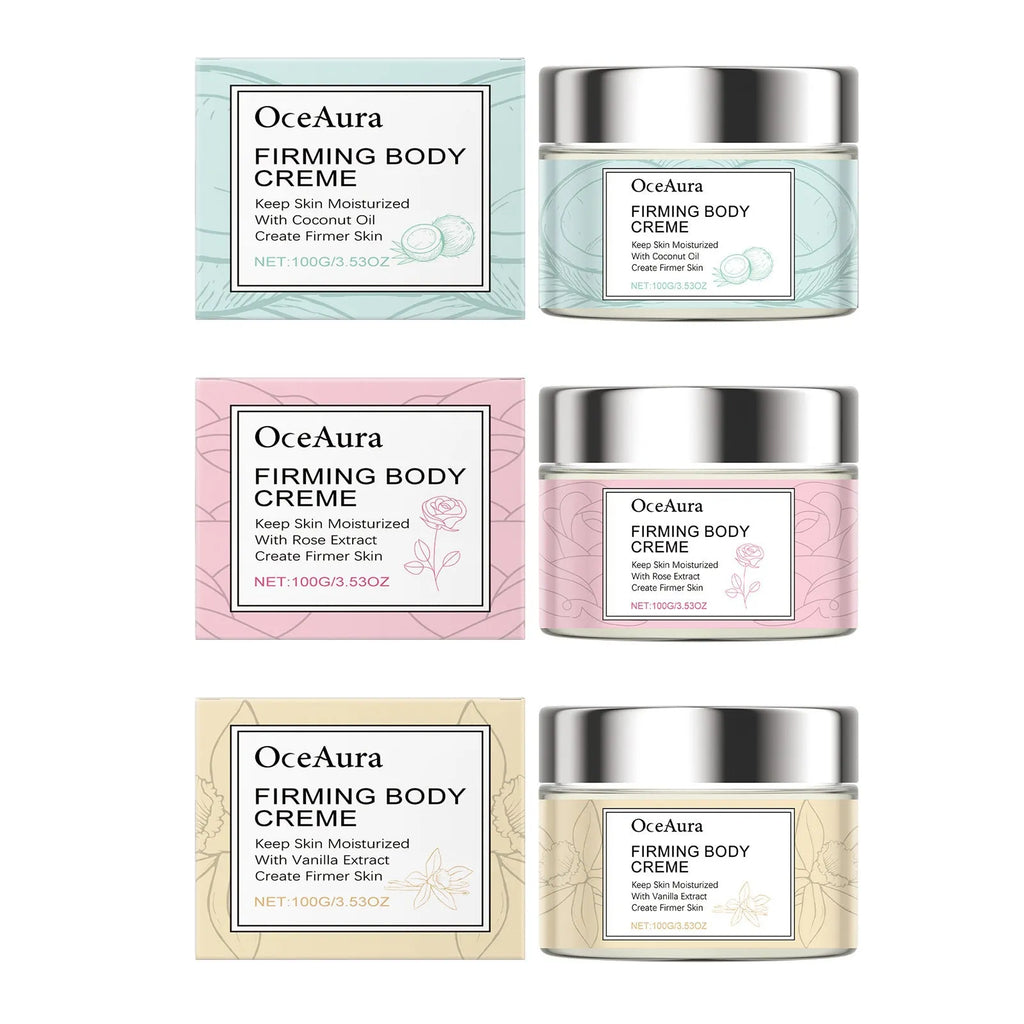 Compact 100g moisturising body lotion tube with coconut, rose, and vanilla flavours