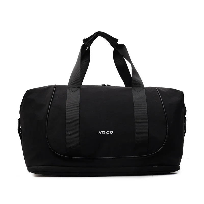 Oxford cloth crossbody bag for yoga fitness travel in milky white colour