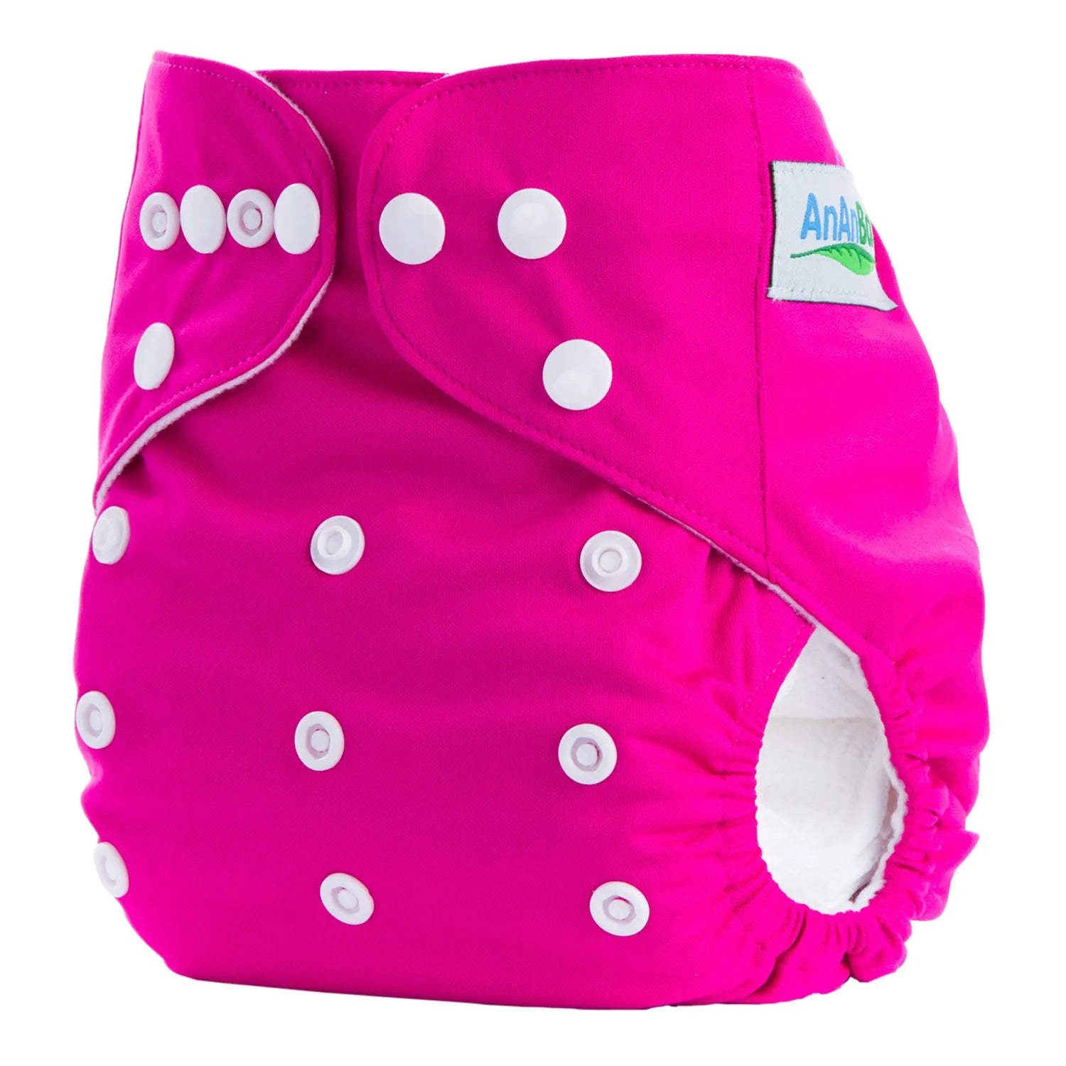 Solid colour leak-proof baby diaper pants with bamboo charcoal lining, 36.5x32.5cm, for babies 3-15kg