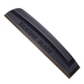 One-piece black silicone car wash wiper with soft non-scratch edge for paint and windows