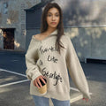 Women's alpaca wool blend pullover with oblique zipper and loose lapels in light khaki colour