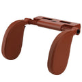 Car headrest neck pillow with ABS frame, memory foam and carbon fibre leather cover in black, beige, brown or grey
