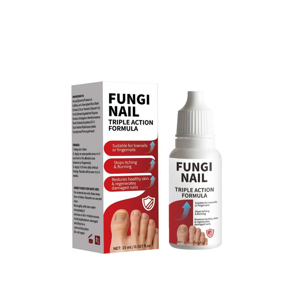 15ml bottle of anti-fungal nail repair solution for fungal infections and brittle nails