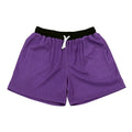 Men's mesh quick-drying athletic shorts in black, red, green, purple, or blue for summer sports