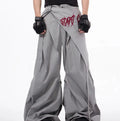 Boys wide-leg summer trousers in Korean style solid black colour