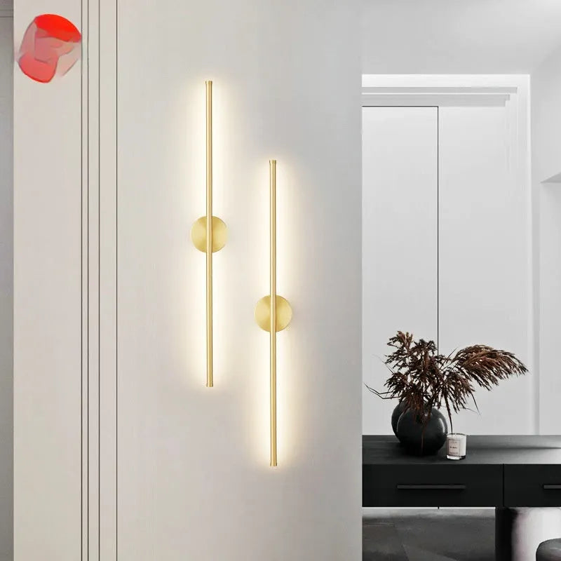Creative minimalist background wall lamp with acrylic lampshade 220V light luxury style model 6643-B