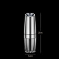 Rechargeable electric salt and pepper grinder set with clear acrylic body and ceramic mechanism