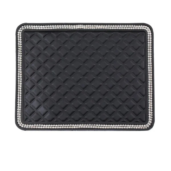 Car interior silicone anti-slip mat 18x14cm for perfume bottle on dashboard