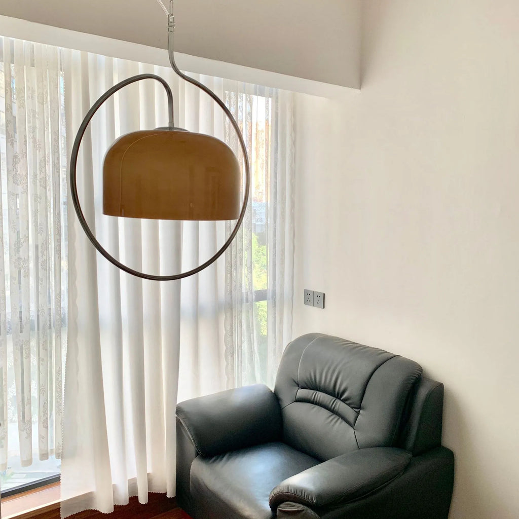Retro cream ceiling light with 420cm overall size for warm home study illumination
