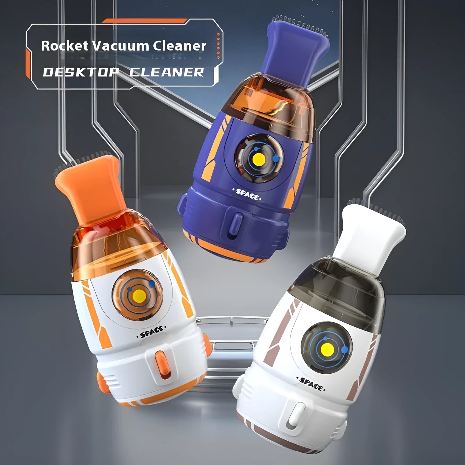 Handheld USB desktop vacuum cleaner in assorted colours for keyboard and desk cleaning
