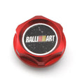 Aluminium alloy oil filter cap for car modification, shown in available colours: red, blue, gold, silver, black, purple.