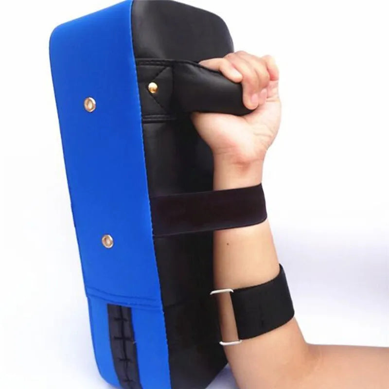 Blue vertical thickened square foot boxing target for martial arts training