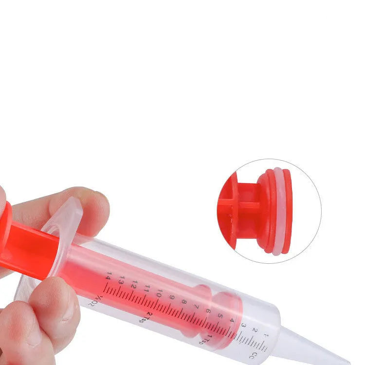 Cat and dog universal syringe medicine feeder 2 pack with PP and PVC, designed for wet and dry medication administration