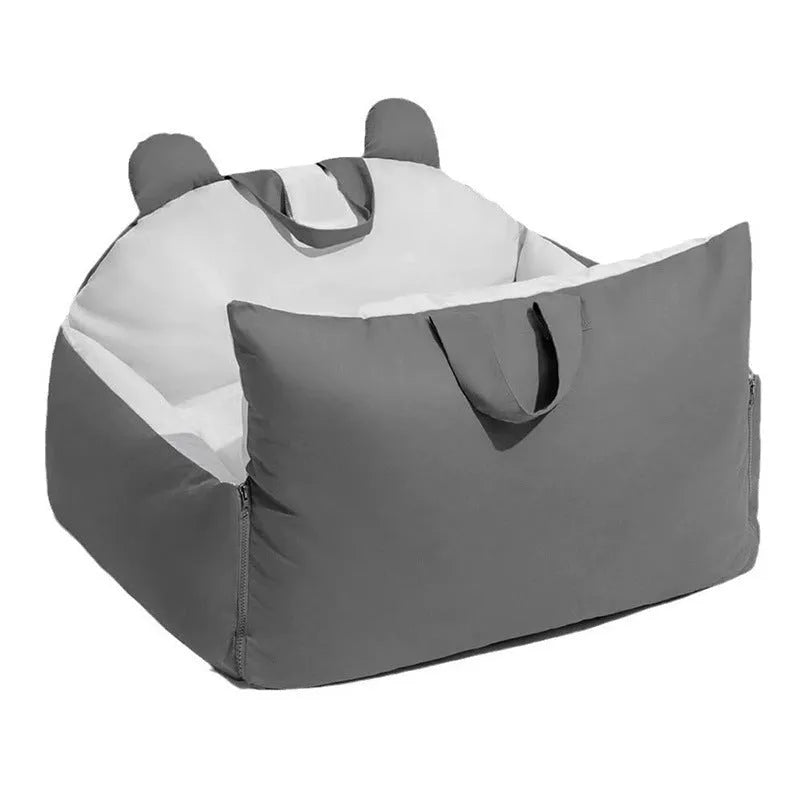 Universal removable washable car dog kennel in pink beige, gray beige, khaki beige or blue beige colours