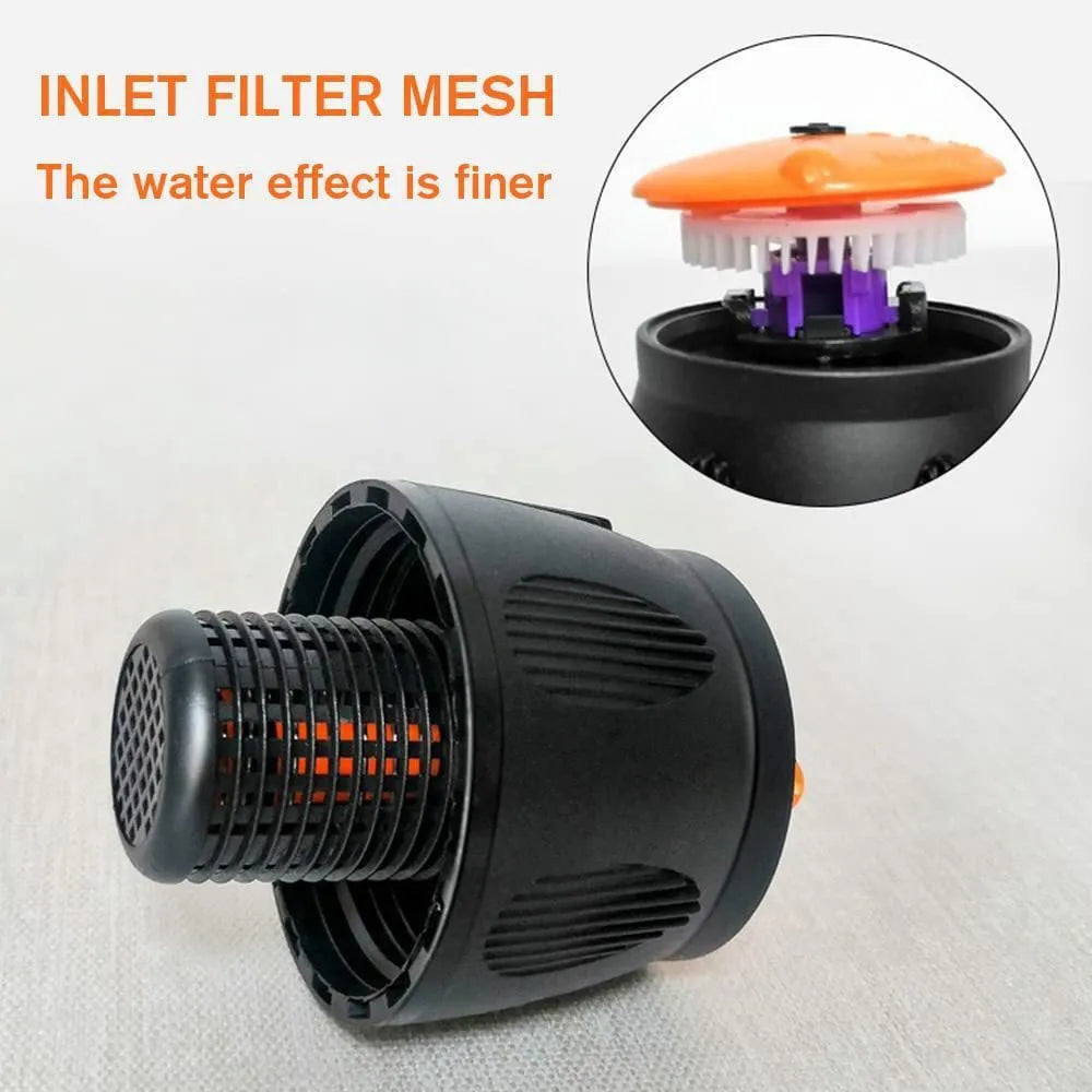 Stainless steel retractable automatic rotating sprinkler tripod with adjustable angle for garden irrigation