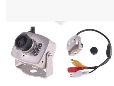 Mini wired analog camera with metal body and 3.6mm lens for home surveillance