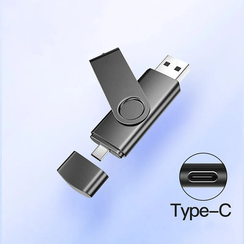 Matte aluminium alloy USB flash drive in four colours and multiple storage capacities up to 128GB