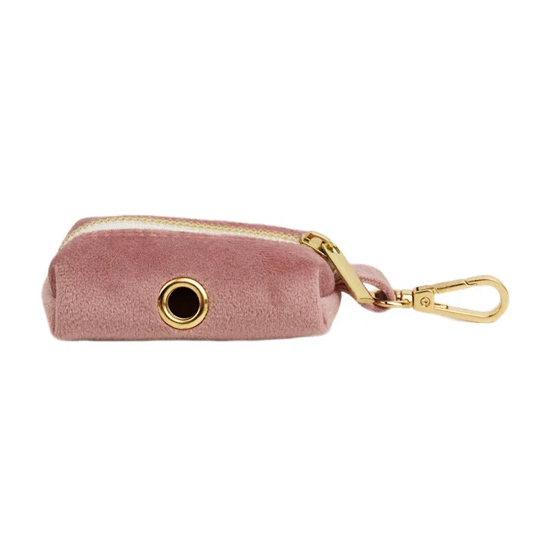 Light purple pink velvet dog collar and pet accessory set with multiple style options