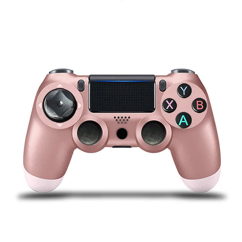 Wireless Bluetooth PS4 game controller with dual vibration in multiple colour options