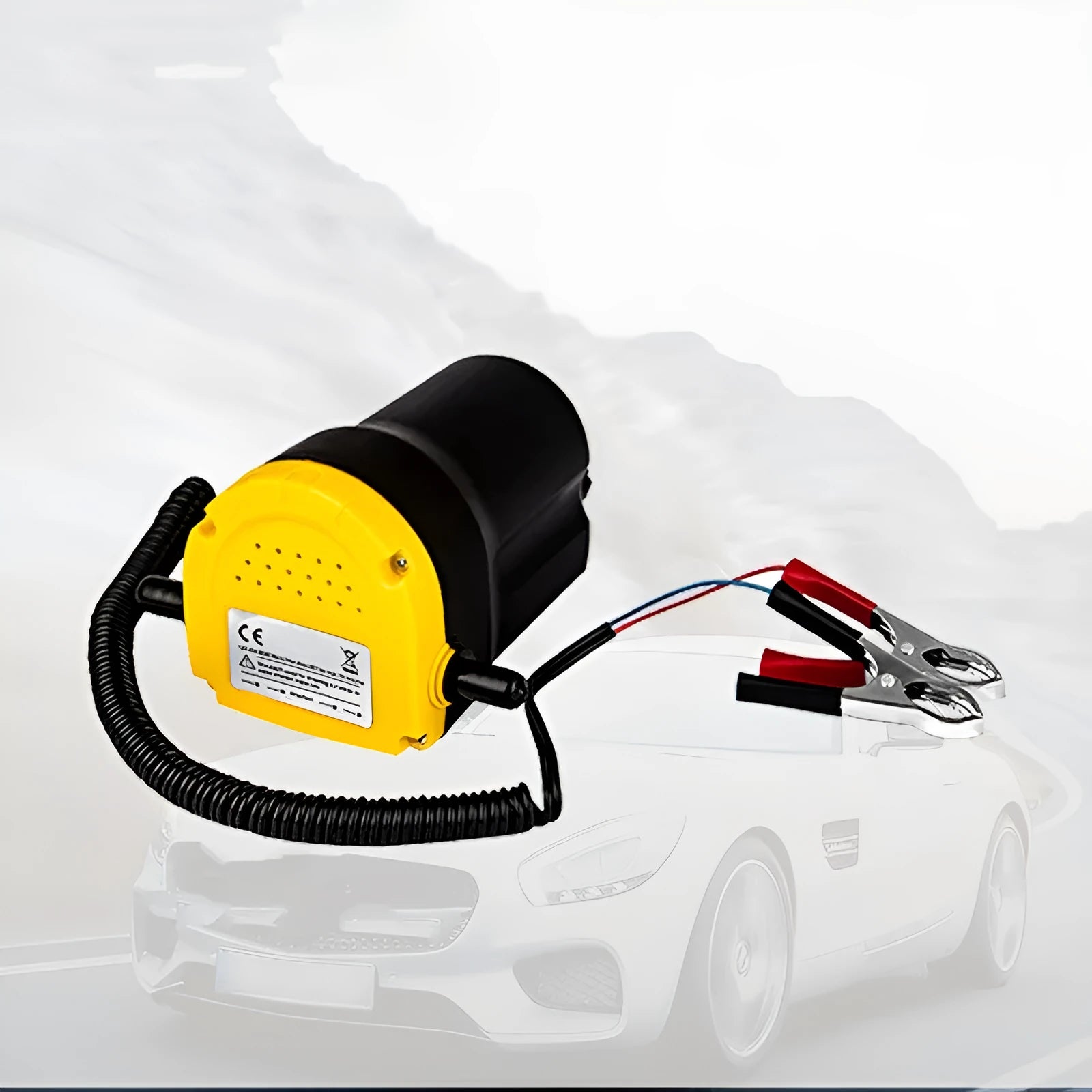 12V electric self-priming oil gear pump with engineering plastic body for oil transfer