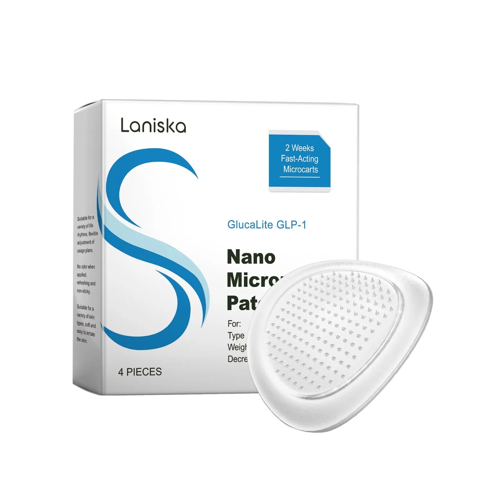 Gentle care adhesive bandage patch for glucose monitoring sites and skin protection